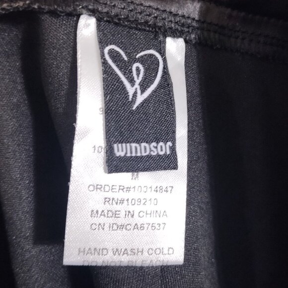 Windsor Silk-Like Black Mini Skirt M - Picture 6 of 8